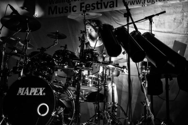 Adam Aggiss (Stewart Copeland) at Rugfest 2013