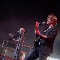 Live shot Tim Haycocks (Andy Summers) and Peter Wright (Sting)